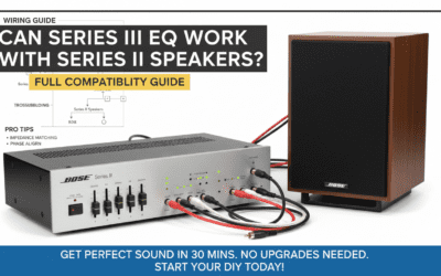 Can Series III EQ Work with Series II Speakers?