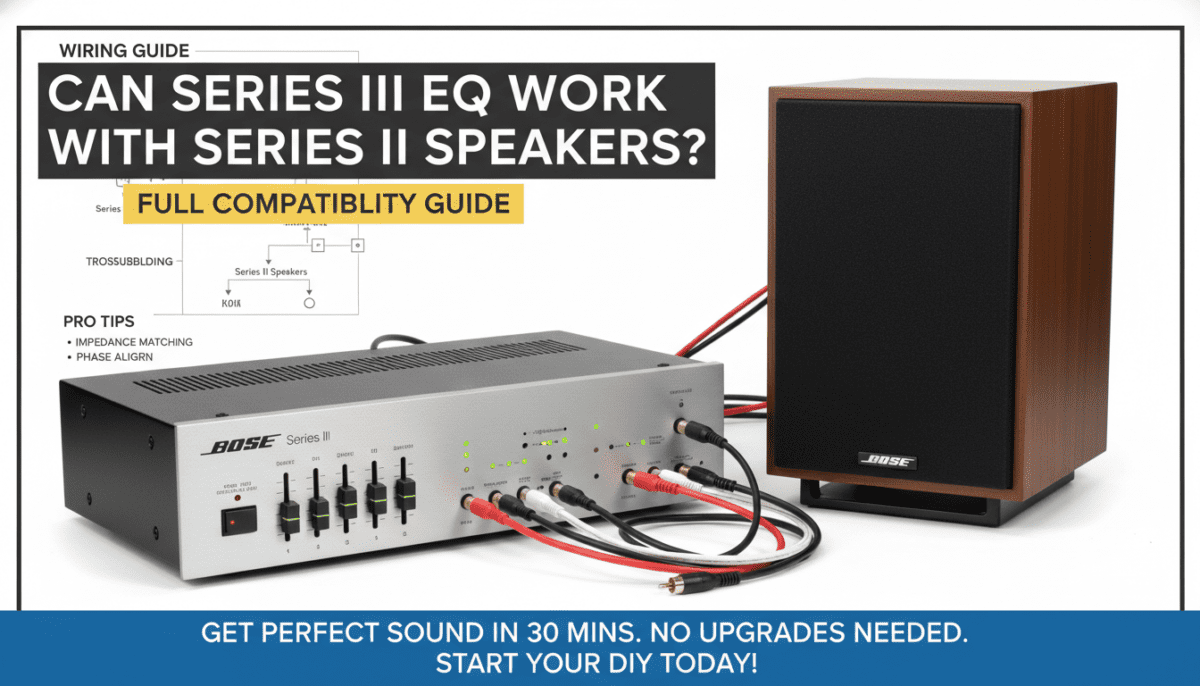 Can Series III EQ Work with Series II Speakers?