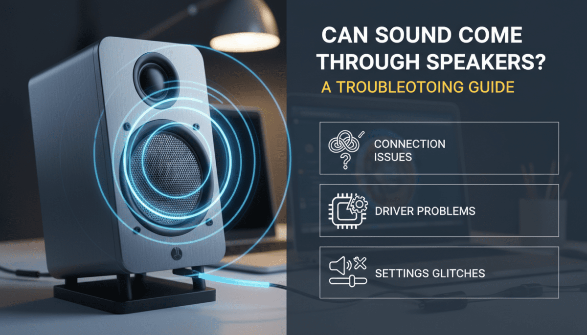 Can Sound Come Through Speakers? A Troubleshooting Guide