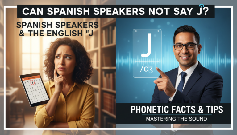 Can Spanish Speakers Not Say J? Phonetic Facts & Tips