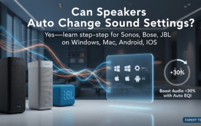 Can Speakers Auto Change Sound Settings?