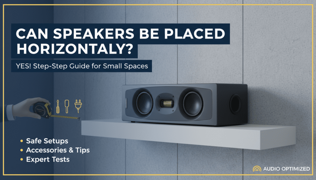 Can Speakers Be Placed Horizontally?