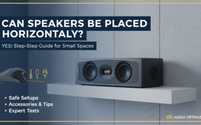Can Speakers Be Placed Horizontally?