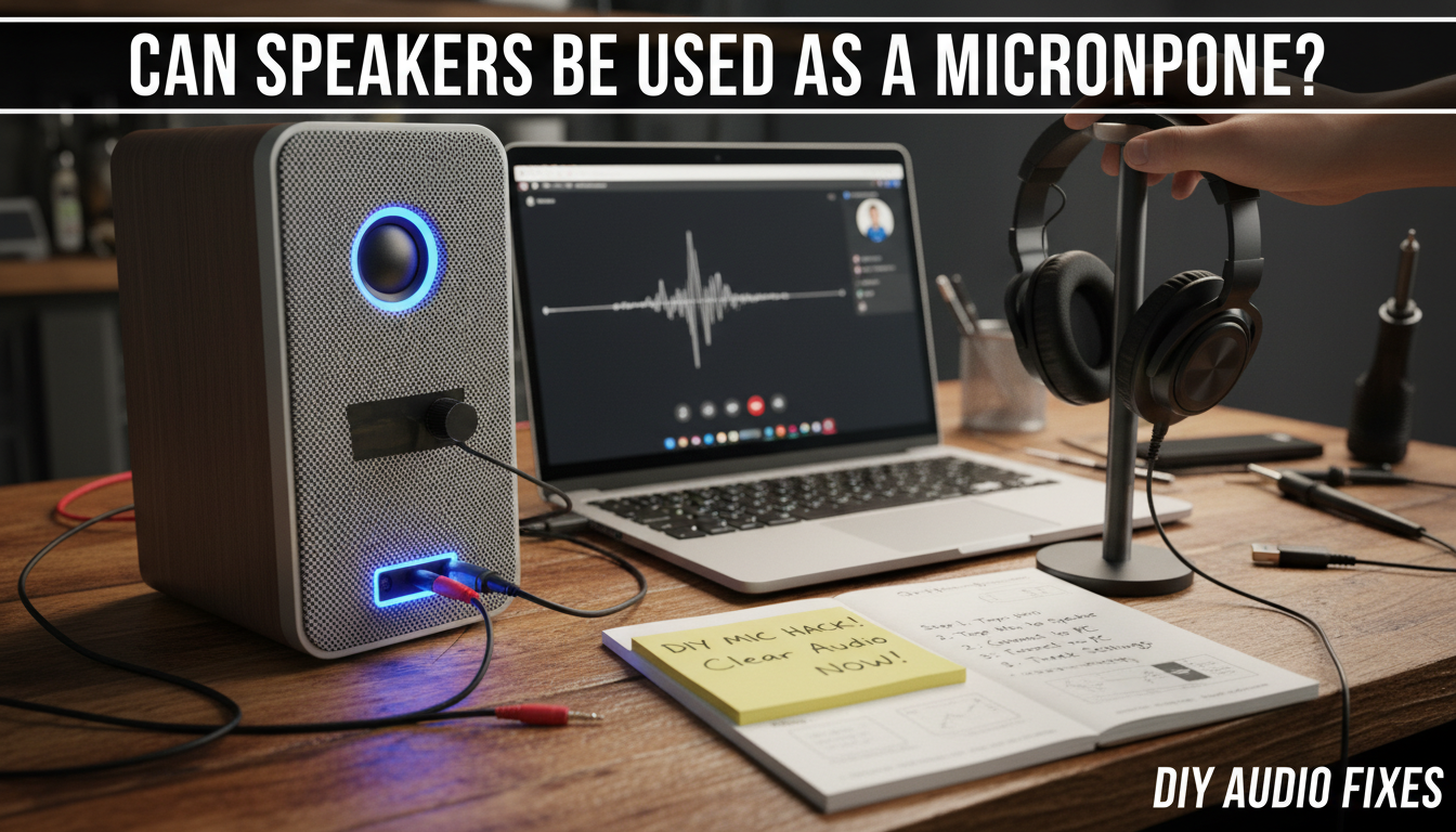 Can Speakers Be Used as a Microphone?