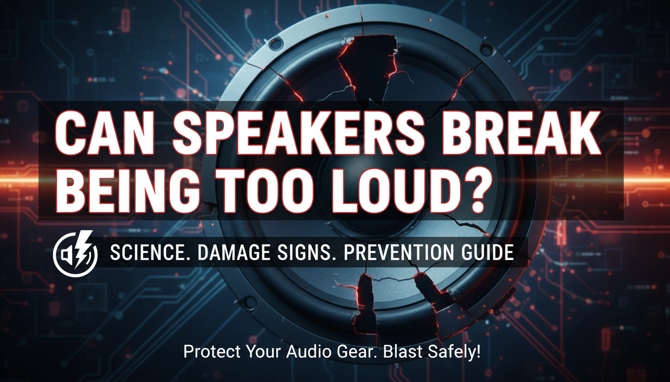 Can Speakers Break Being Too Loud?
