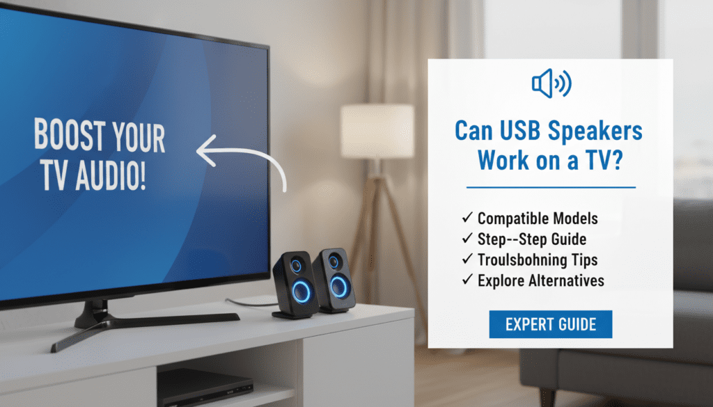 Can USB Speakers Work on a TV?