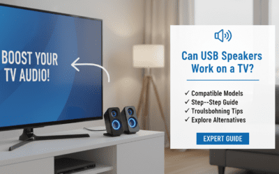 Can USB Speakers Work on a TV?