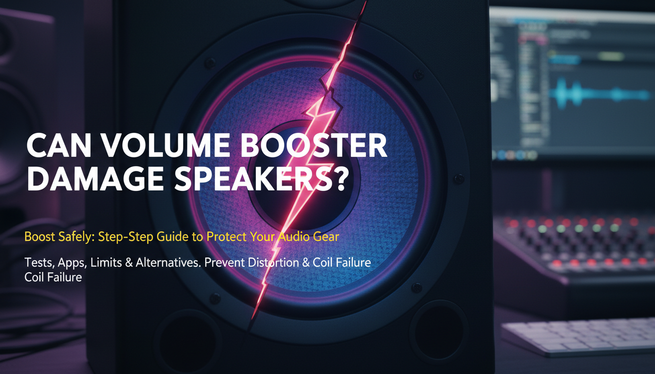 Can Volume Booster Damage Speakers?