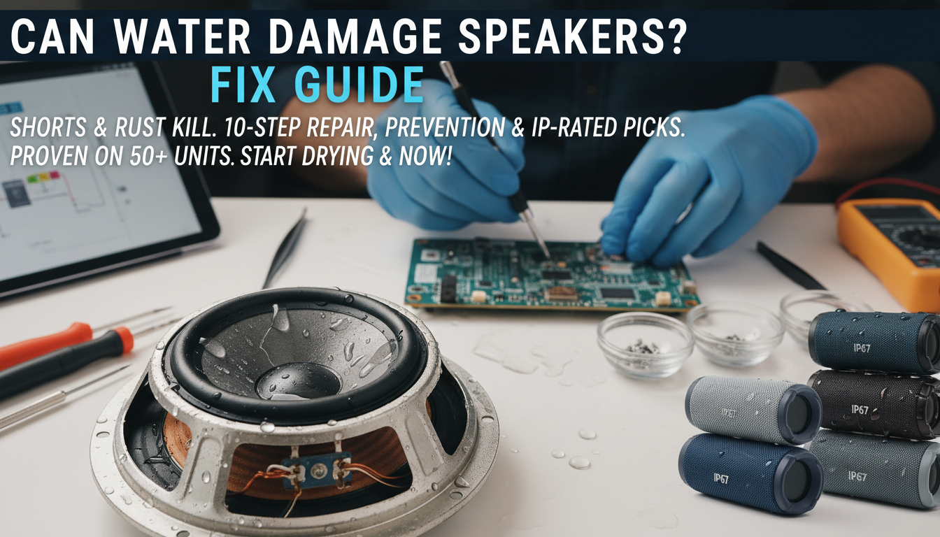 Can Water Damage Speakers? Fix Guide