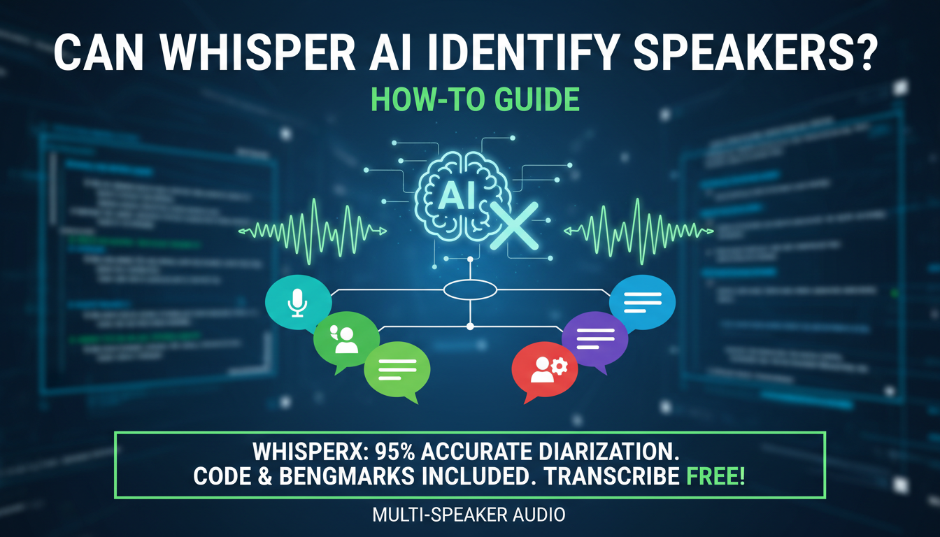 Can Whisper AI Identify Speakers? How-To Guide