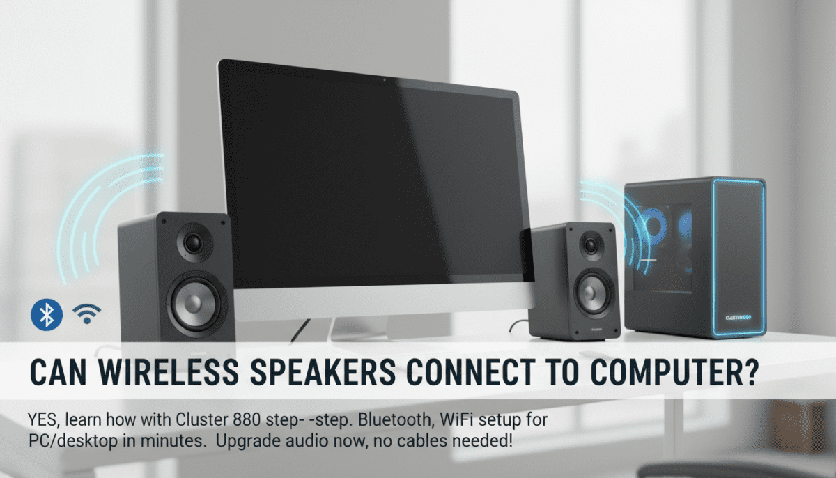 Can Wireless Speakers Connect to Computer?