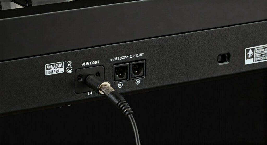 Can Yamaha P-155 Play External Sounds Through Speakers?