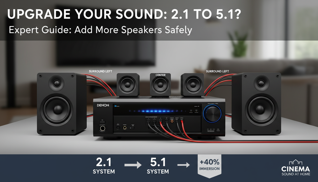 Can You Add More Speakers to a 2.1 System?