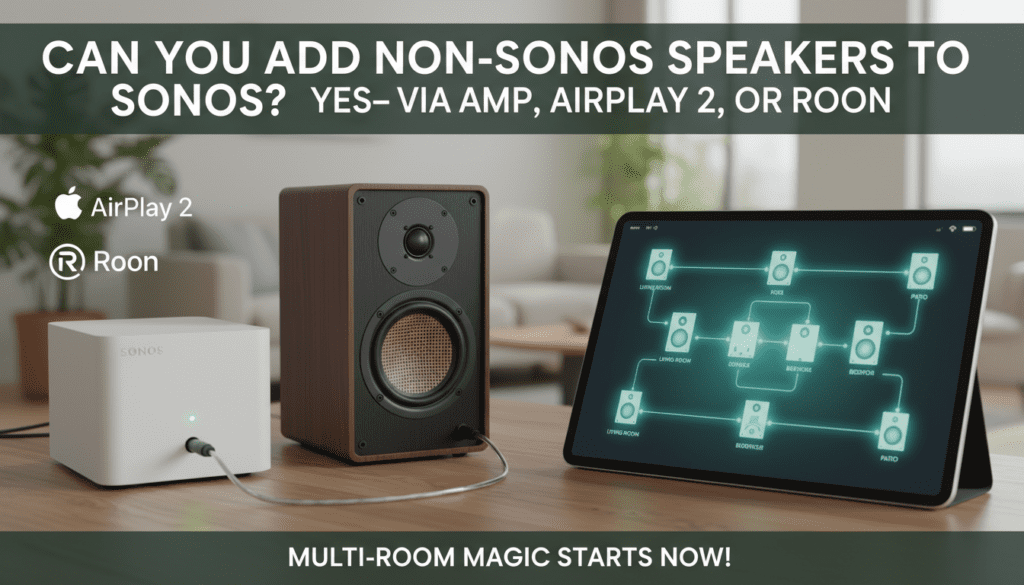 Can You Add Non Sonos Speakers to Sonos?