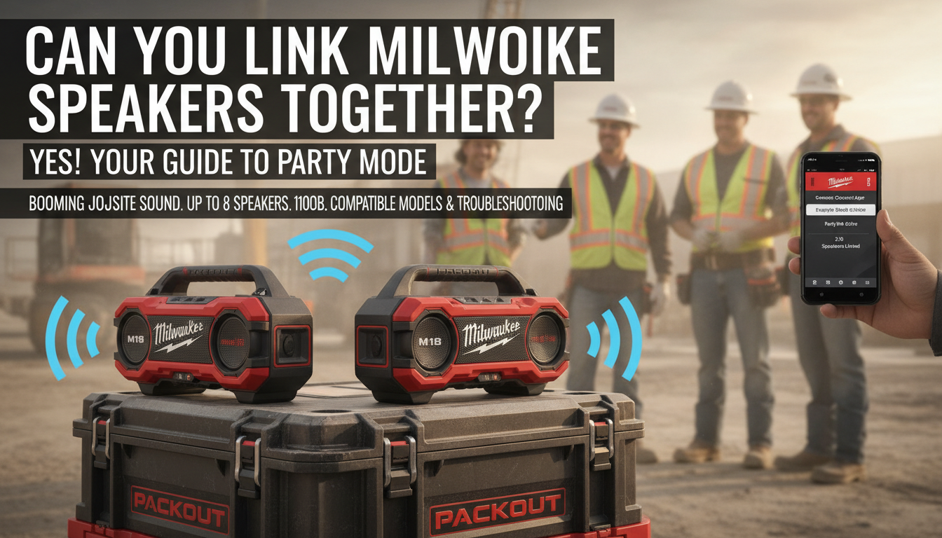 Can You Link Milwaukee Speakers Together? Guide