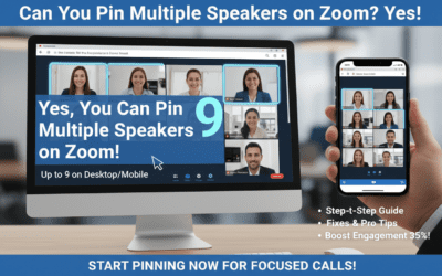 Can You Pin Multiple Speakers on Zoom? Yes!