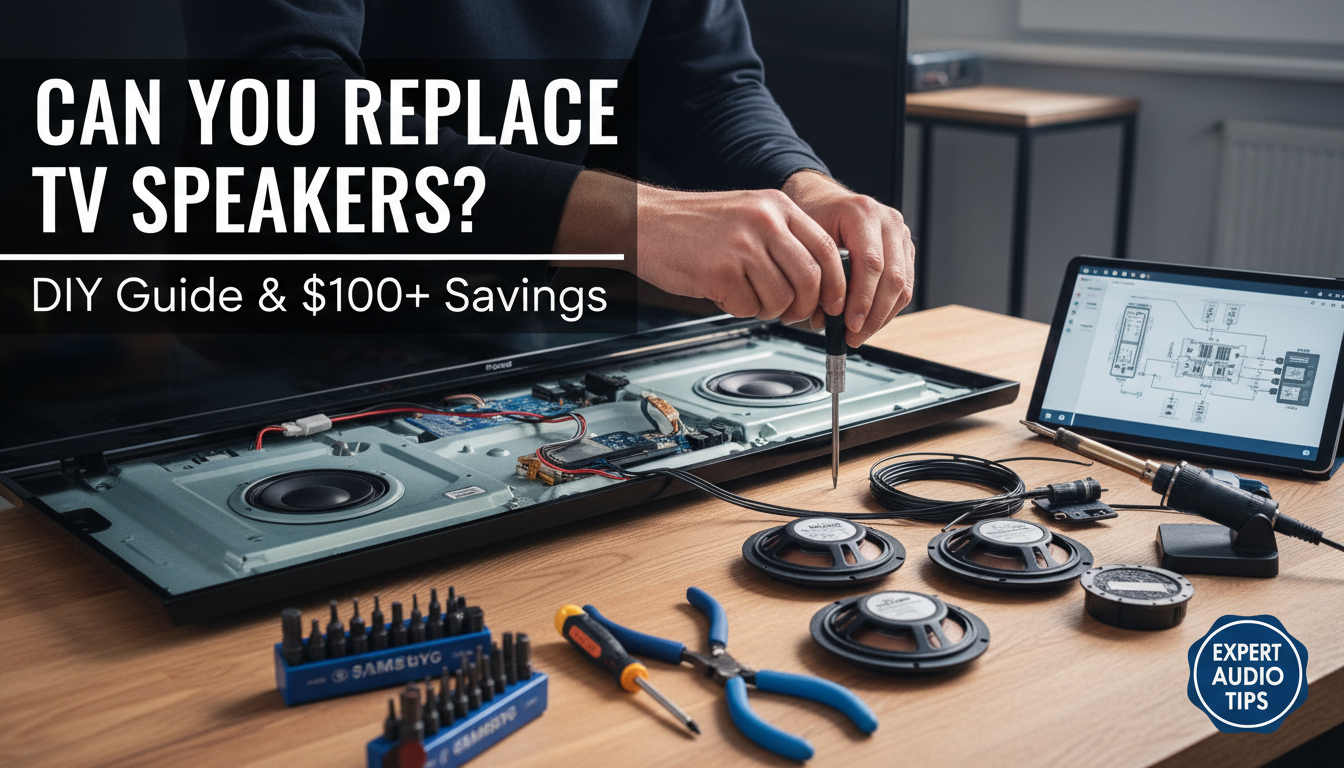 Can You Replace TV Speakers? DIY Guide Can You Replace TV Speakers? DIY Guide