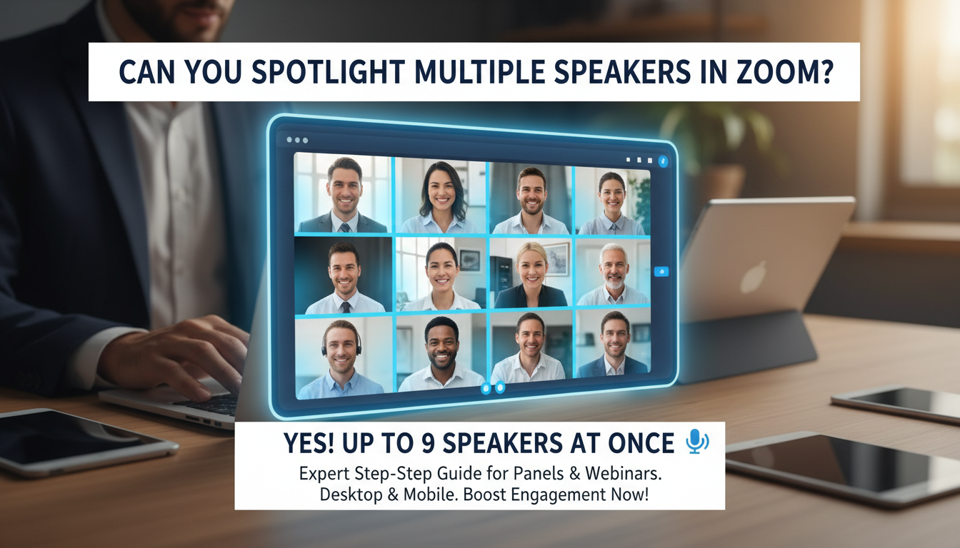 Can You Spotlight Multiple Speakers in Zoom?