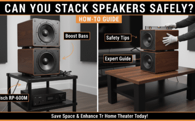 Can You Stack Speakers Safely? How-To Guide