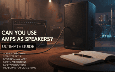 Can You Use Amps as Speakers? Guide