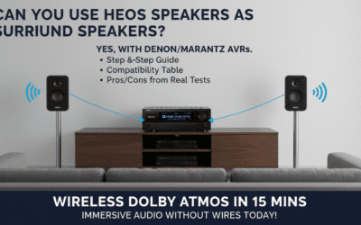 Can You Use HEOS Speakers as Surround Speakers?