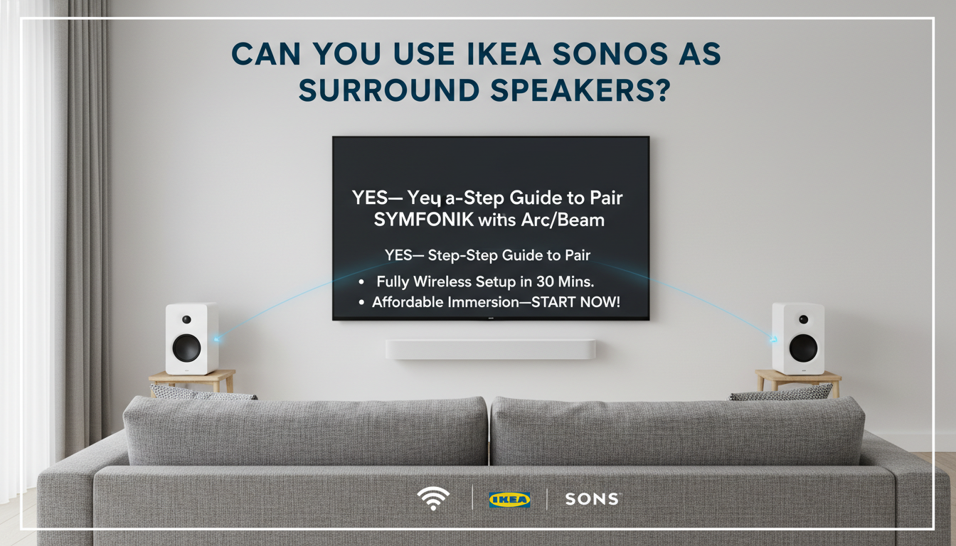Can You Use IKEA Sonos as Surround Speakers?