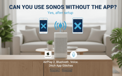 Can You Use Sonos Speakers Without the App?