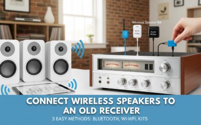 Connect Wireless Speakers to an Old Receiver (3 Easy Methods)