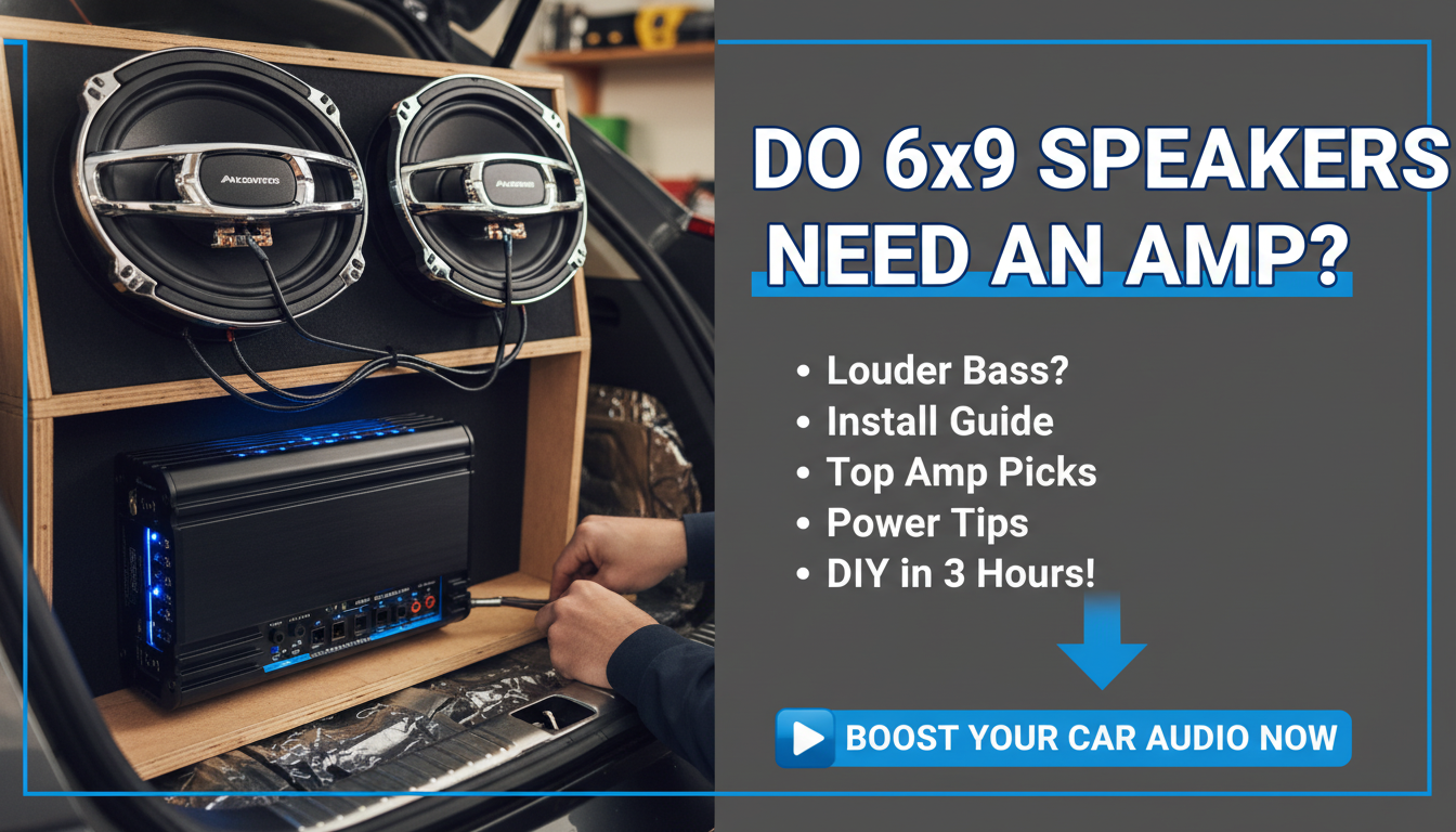 Do 6x9 Speakers Need an Amp?