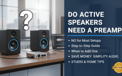 Do Active Speakers Need a Preamp?