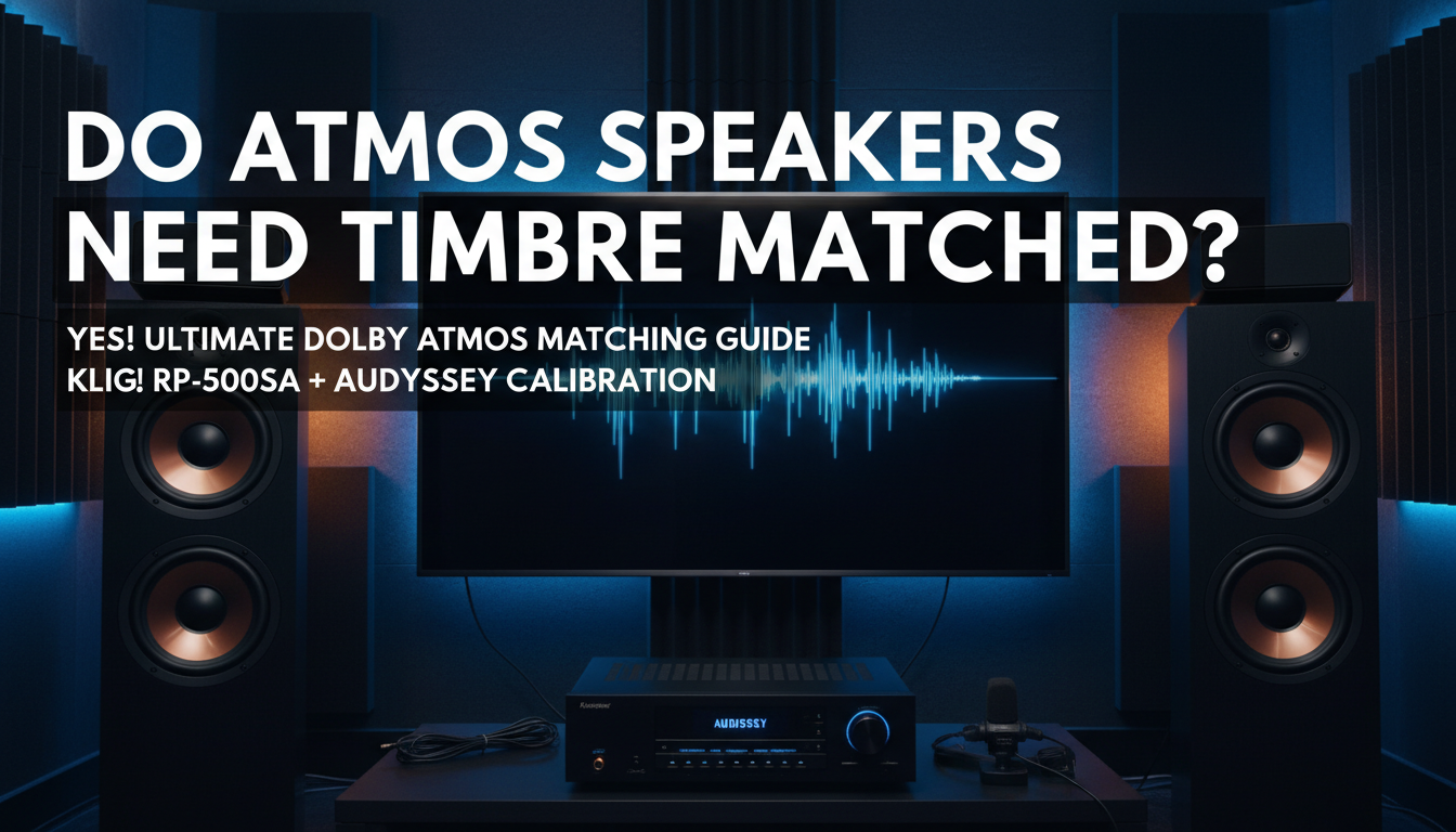 Do Atmos Speakers Need Timbre Matched?