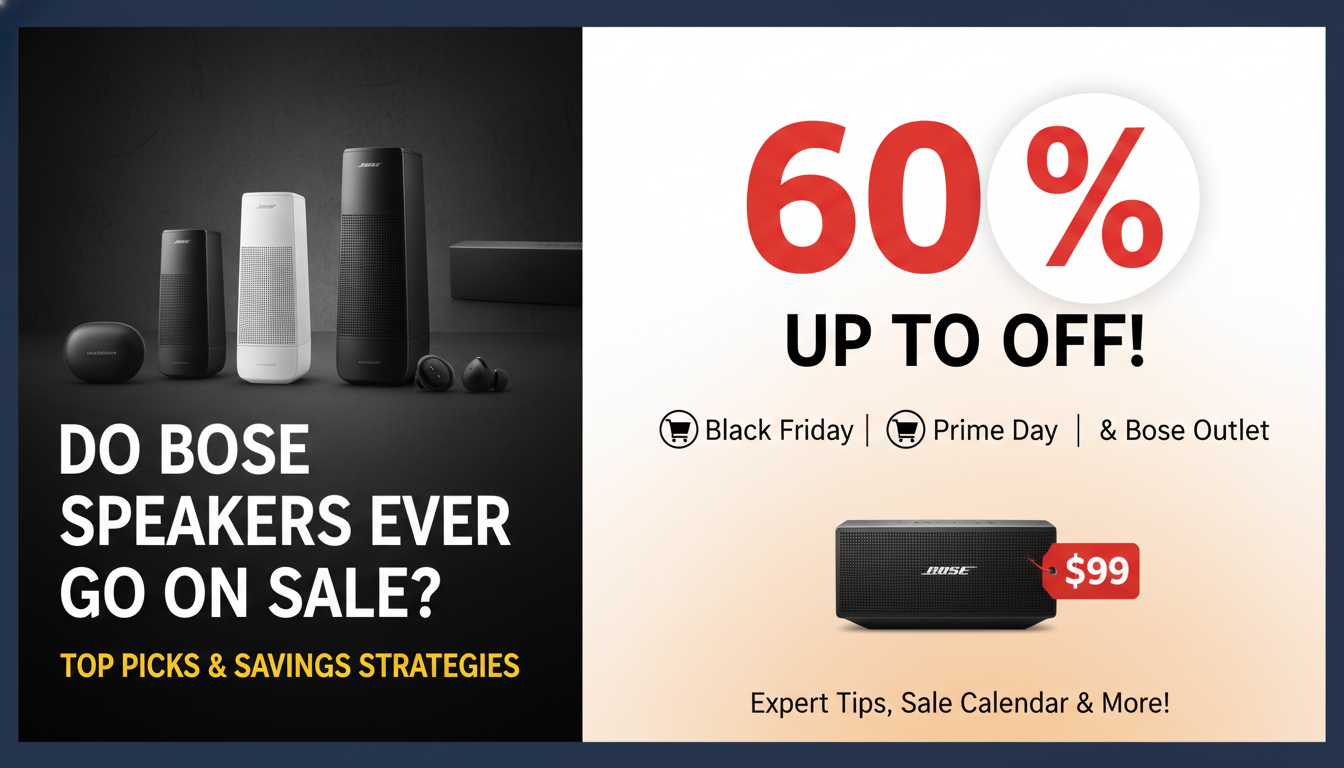 Do Bose Speakers Ever Go on Sale? Top Picks Do Bose Speakers Ever Go on Sale? Top Picks