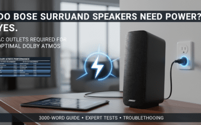 Do Bose Surround Speakers Need Power?