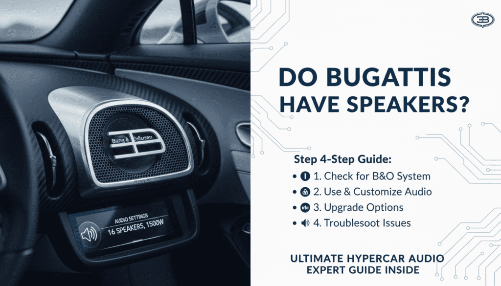 Do Bugattis Have Speakers? Step-by-Step Guide