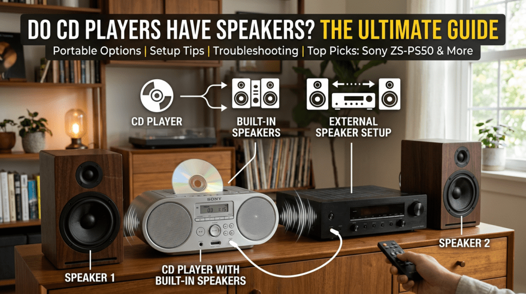 Do CD Players Have Speakers? Guide