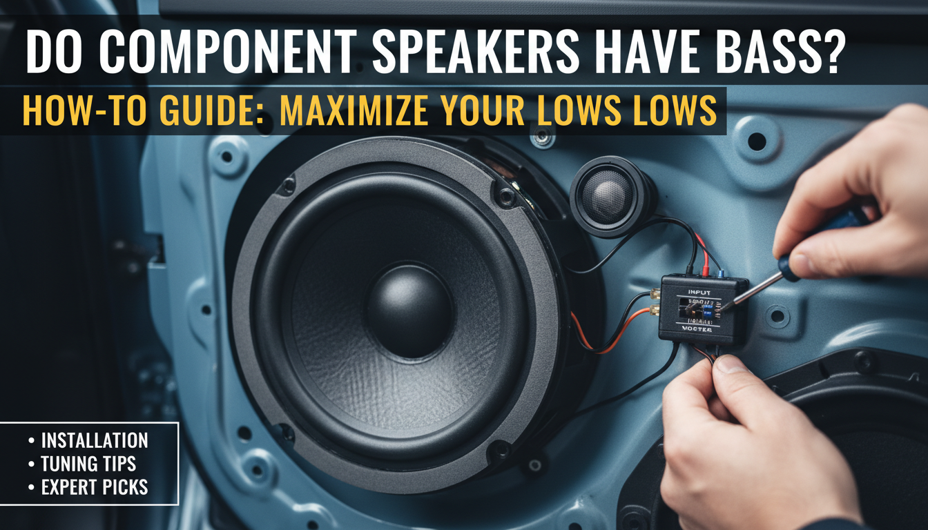 Do Component Speakers Have Bass? How-To Guide