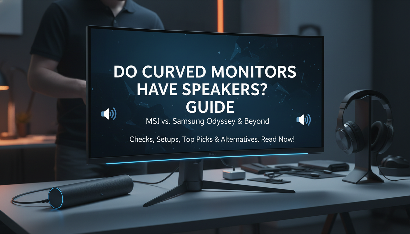 Do Curved Monitors Have Speakers? Guide
