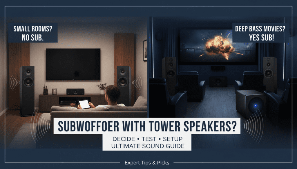 Do I Need a Subwoofer with Tower Speakers?