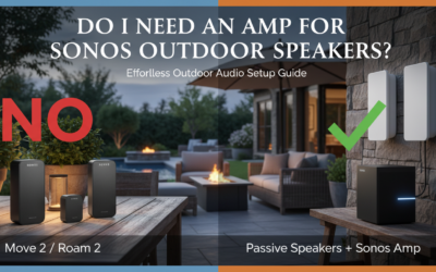 Do I Need an Amp for Sonos Outdoor Speakers?