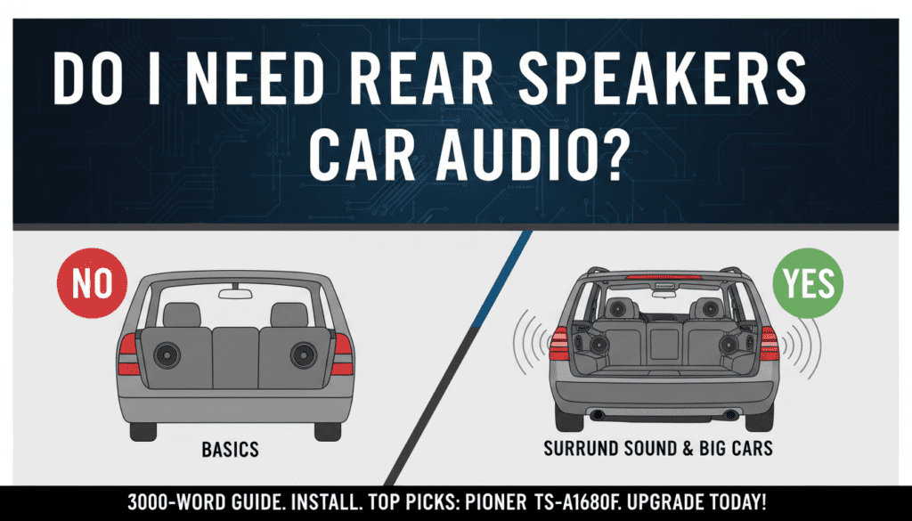 Do I Need Rear Speakers Car Audio?