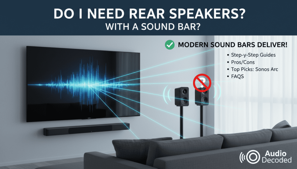 Do I Need Rear Speakers with a Sound Bar?