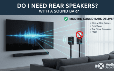 Do I Need Rear Speakers with a Sound Bar?