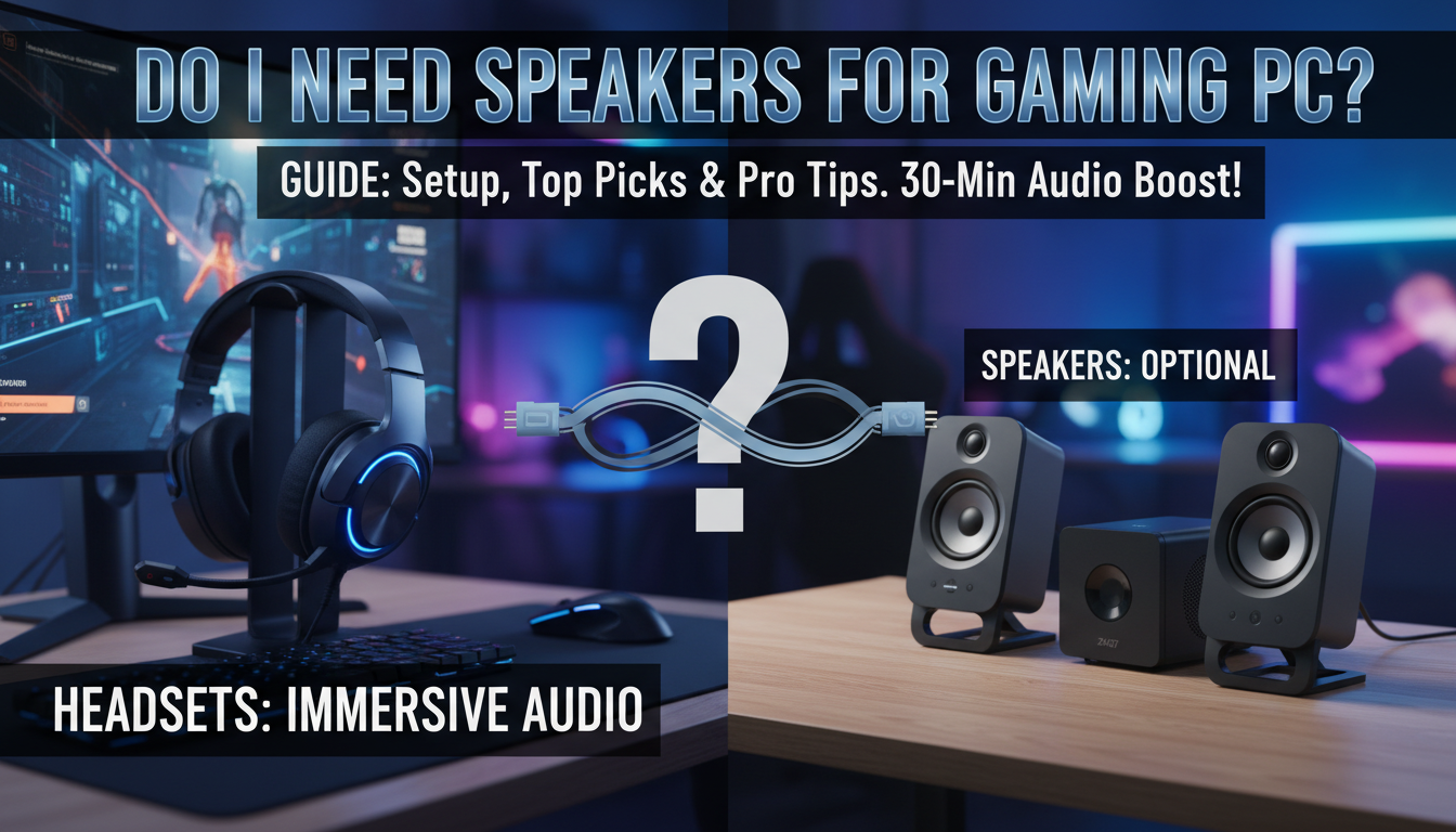 Do I Need Speakers for Gaming PC? Guide