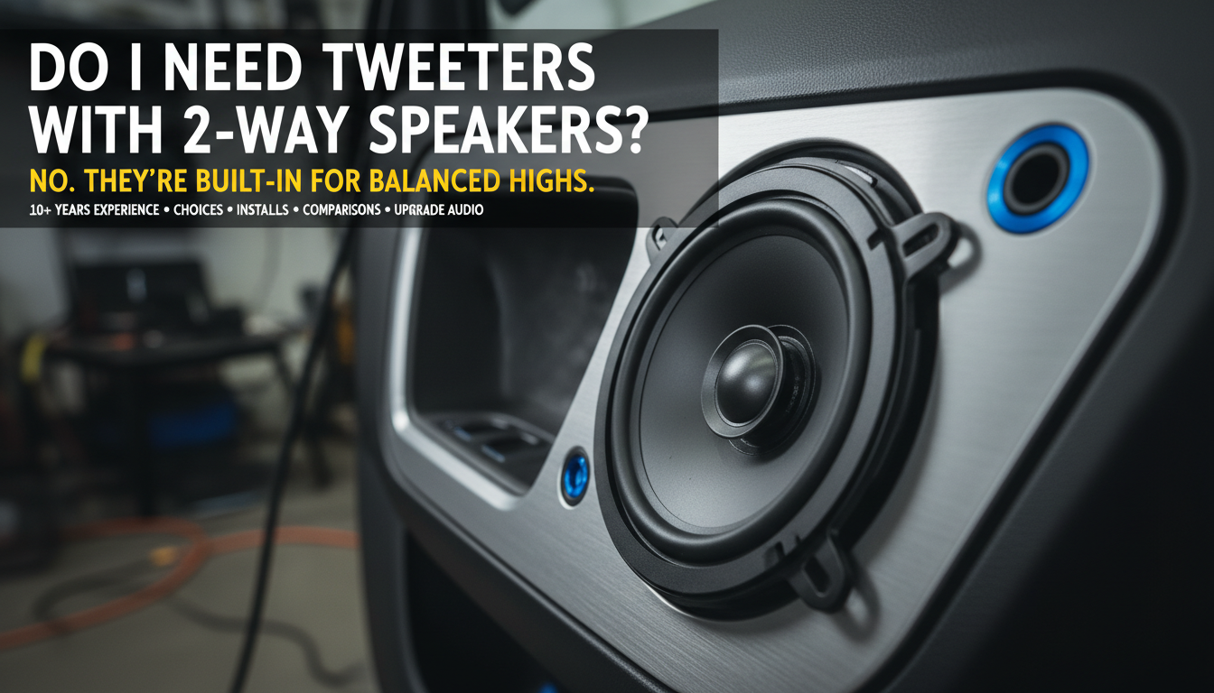 Do I Need Tweeters with 2-Way Speakers?