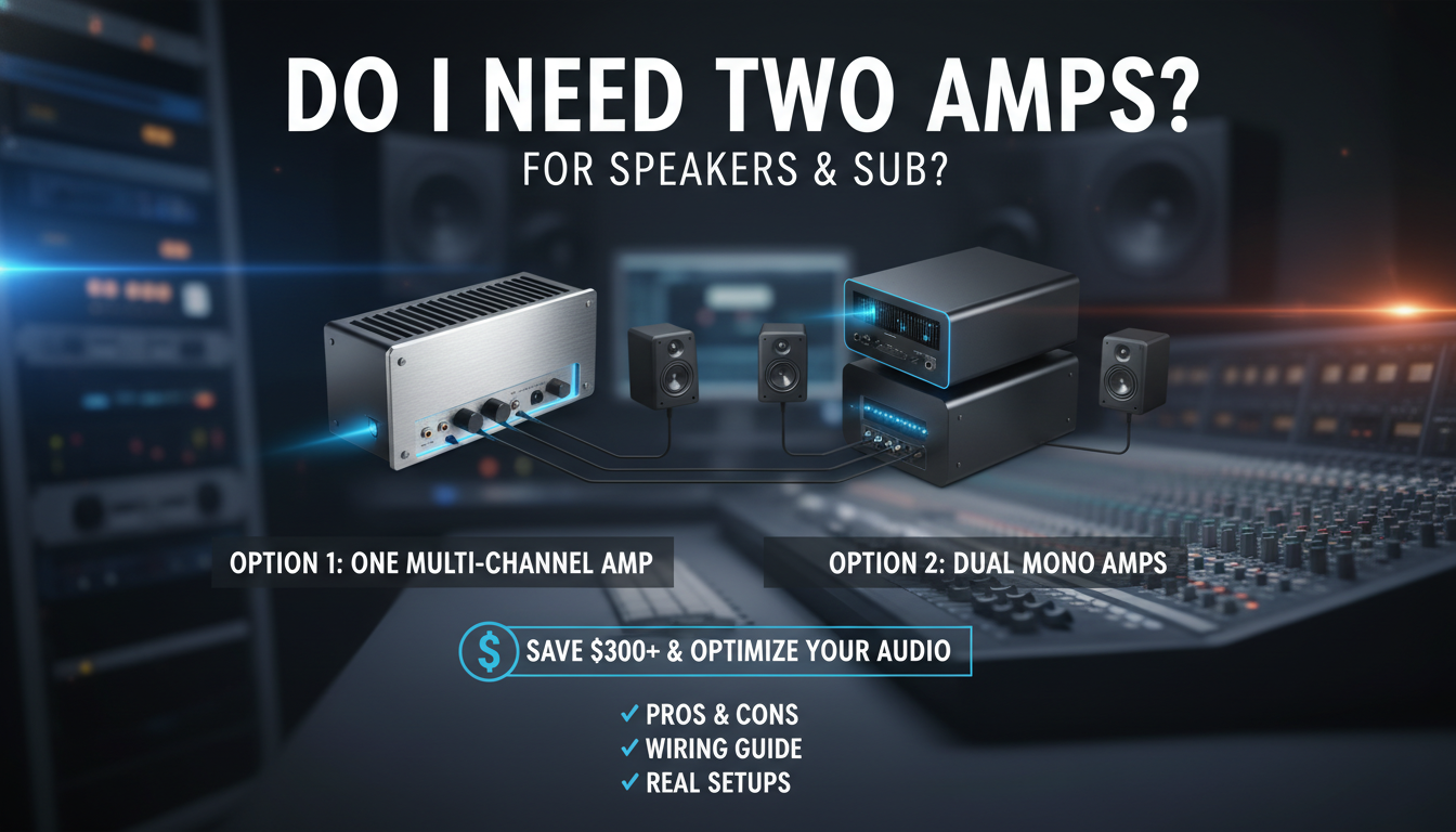 Do I Need Two Amps for Speakers & Sub?