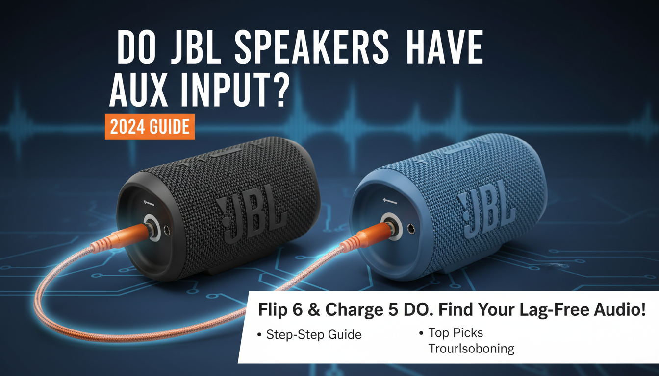 Do JBL Speakers Have AUX Input? (2024 Guide)