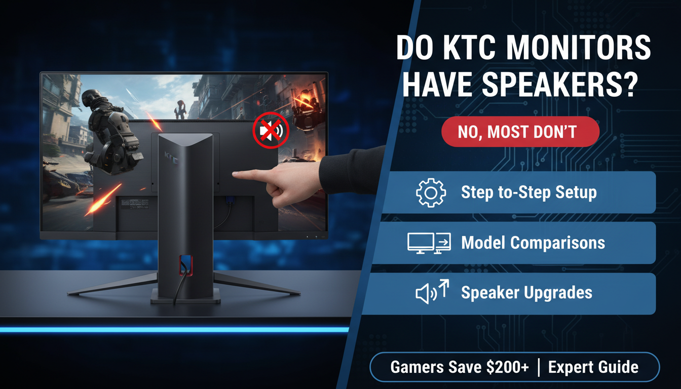 Do KTC Monitors Have Speakers? Guide