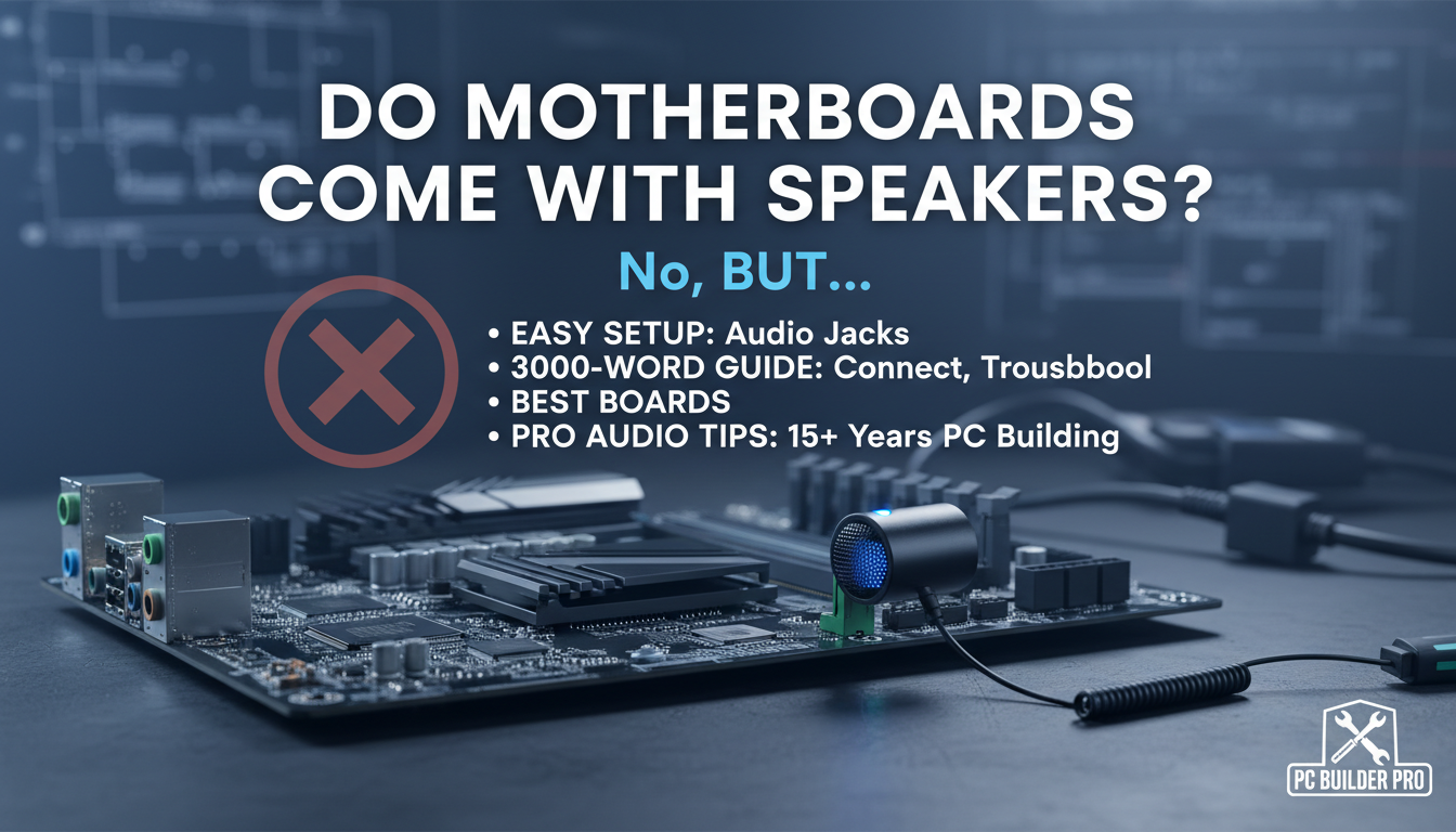 Do Motherboards Come with Speakers?
