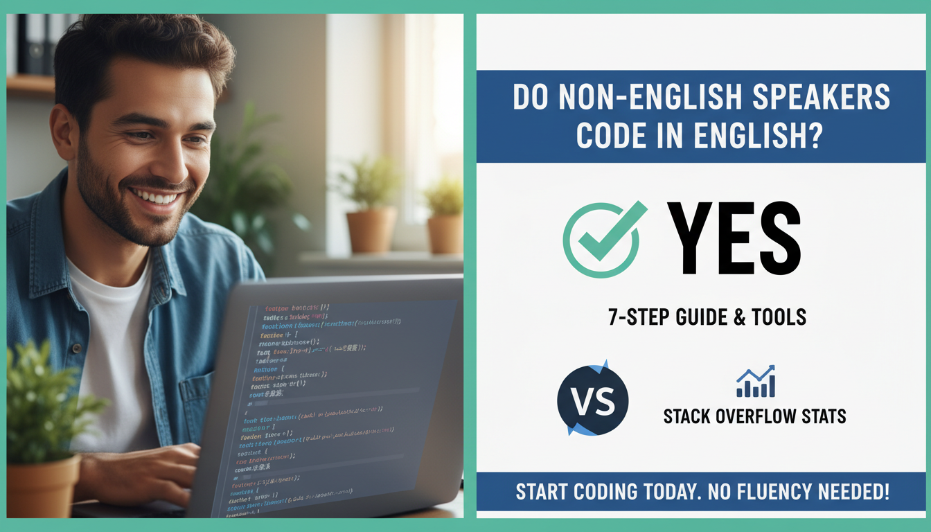 Do Non-English Speakers Code in English?