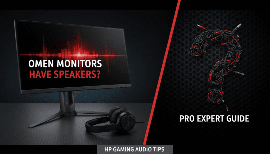 Do Omen Monitors Have Speakers? Guide